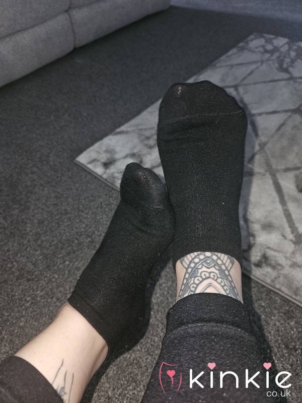 Black Cotton Socks