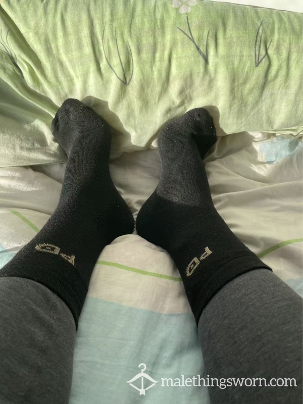 Black Cotton Socks