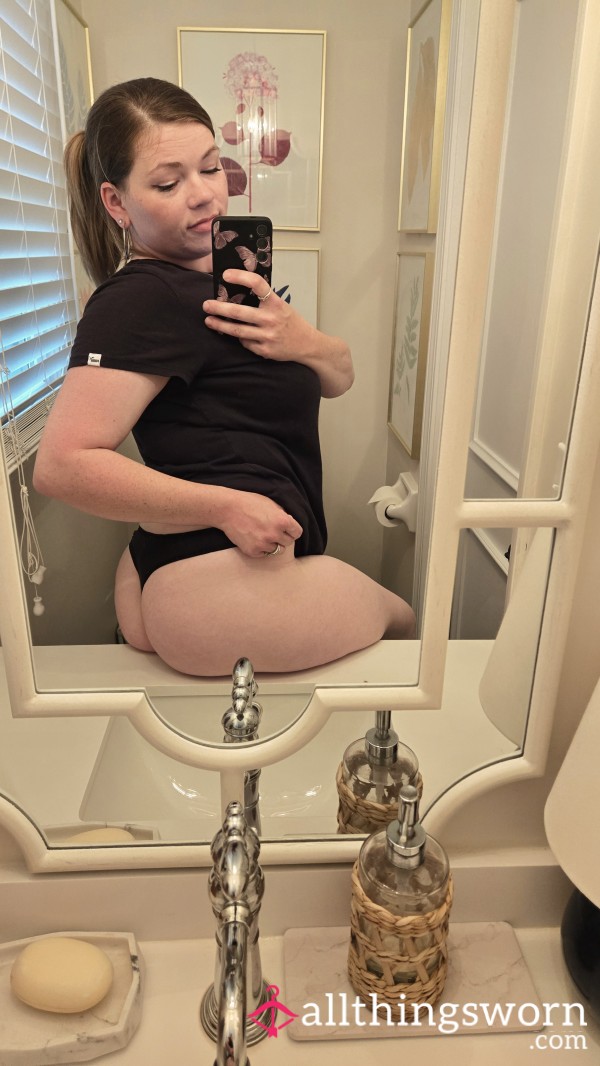 ✨️💋 Black Cotton Thong ✨️💋