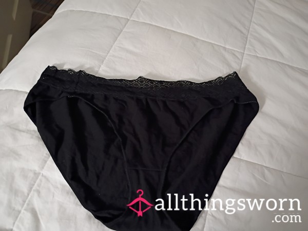 Black Cotton With Lace