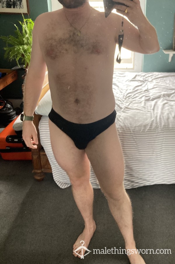 Black Cotton Y-Front (3 Day)