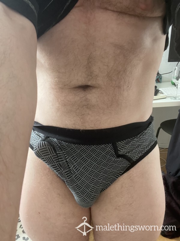Black Cotton Y-Front (3 Day)