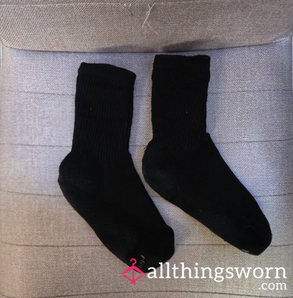 Black Crew Socks