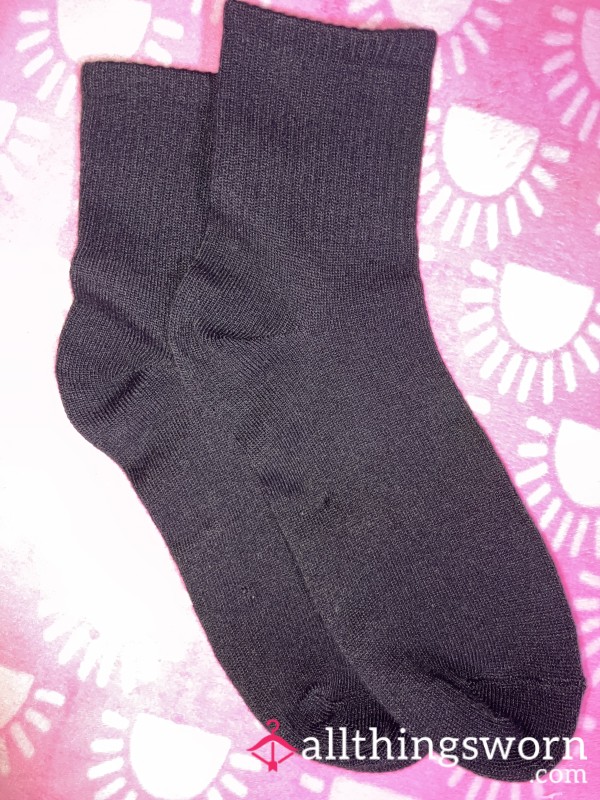 Black Crew Socks