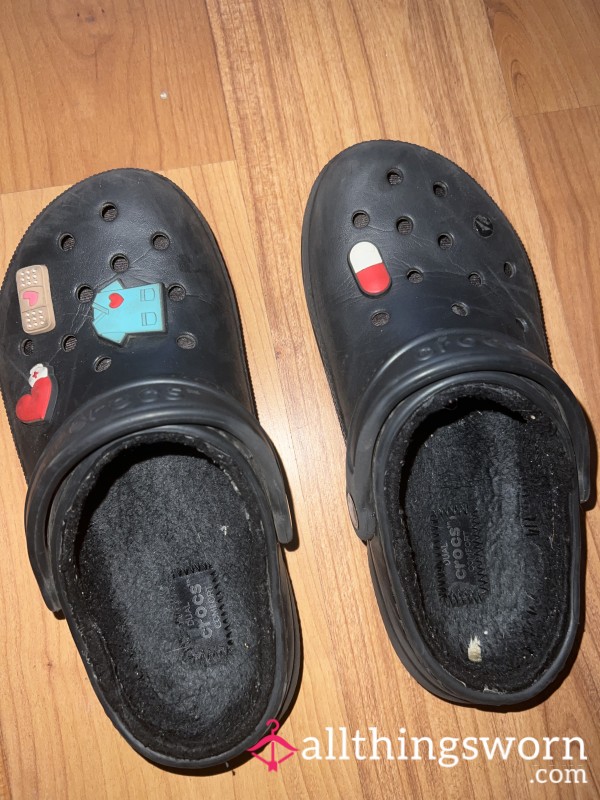 Black Crocs