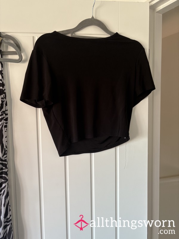 Black Crop Top