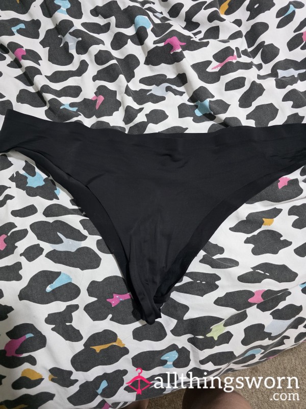 Black C*mmed In Panties