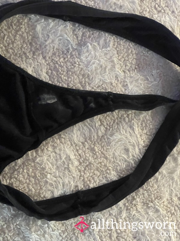 Black C*mmy Thong 😘
