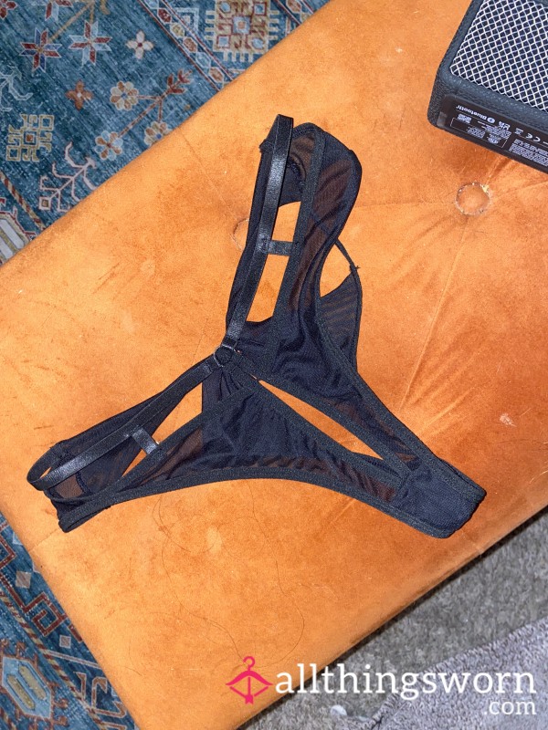 Black Cut-Out Panties