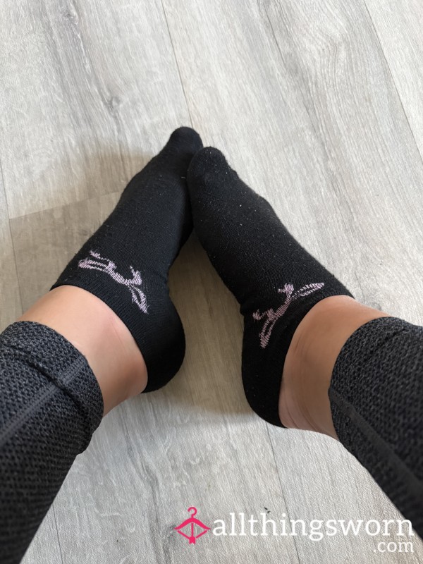 Black Cute Sweaty Socks