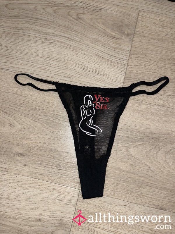 Black Cute Thong (S)