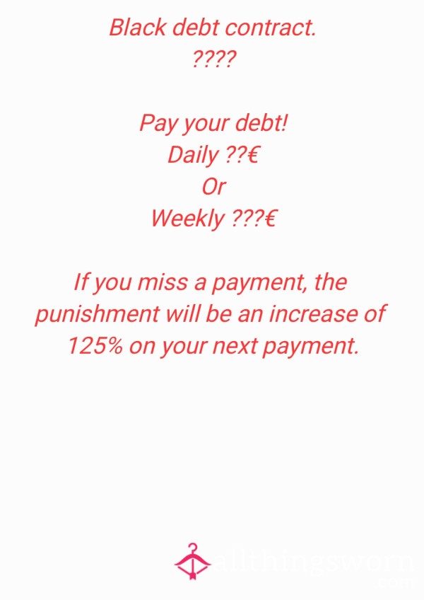 Black Debt Contract