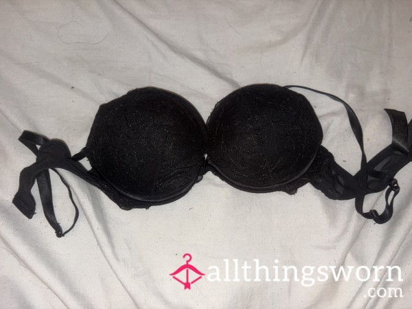 Black Detailed Push Up Bra 🖤