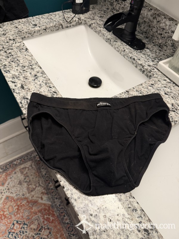 Black Dirty Stretched Smelly Briefs