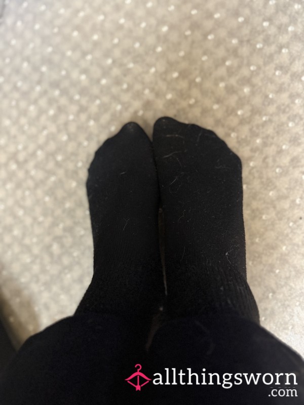 Black Dirty Sweaty Work Socks