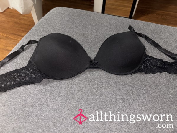 Black Double D Bra