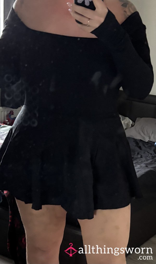 Black Dress With Shorts