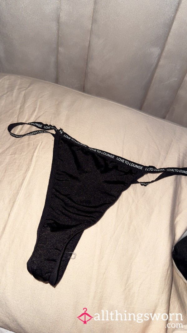 Black Everyday Thong! 💦