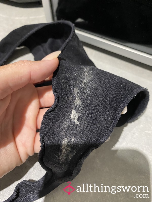 Black Everyday Thong