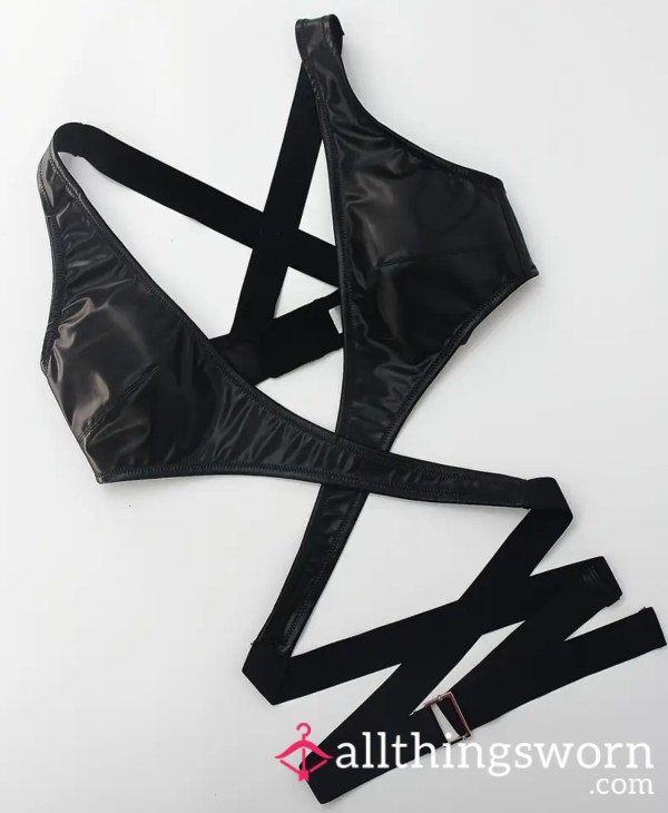 Black Faux Leather Domme Set – For The Ones Who Obey