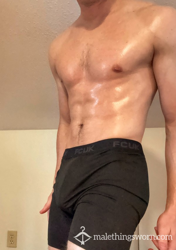 Black FCUK Boxer Briefs