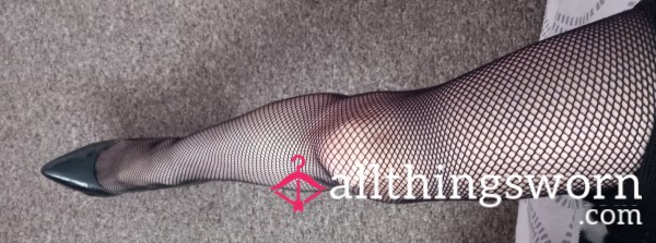 Black Fishnet Work Tights