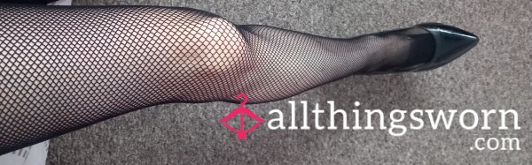 Black Fishnet Work Tights