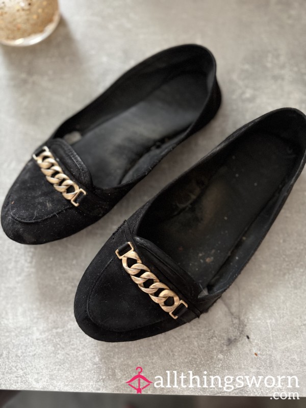 Black Flat Shoes