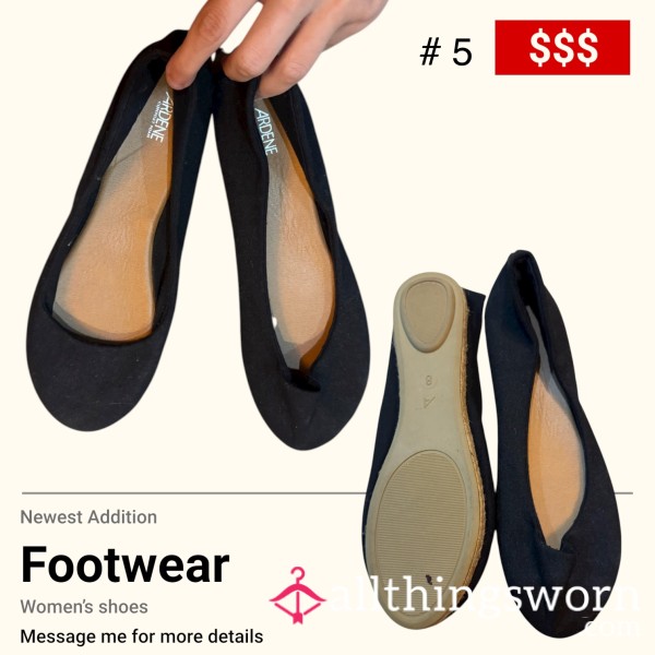 Black Flat Shoes