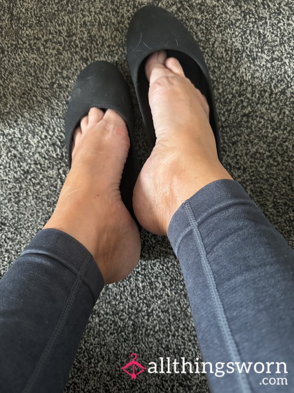 Black Flat Shoes Soft Soles Inside