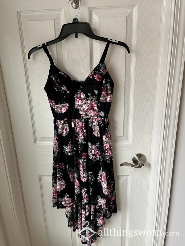 Black Flor*l Dress