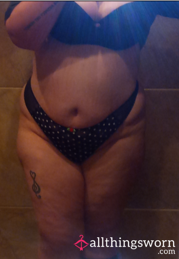 Black Flower And Lace Set