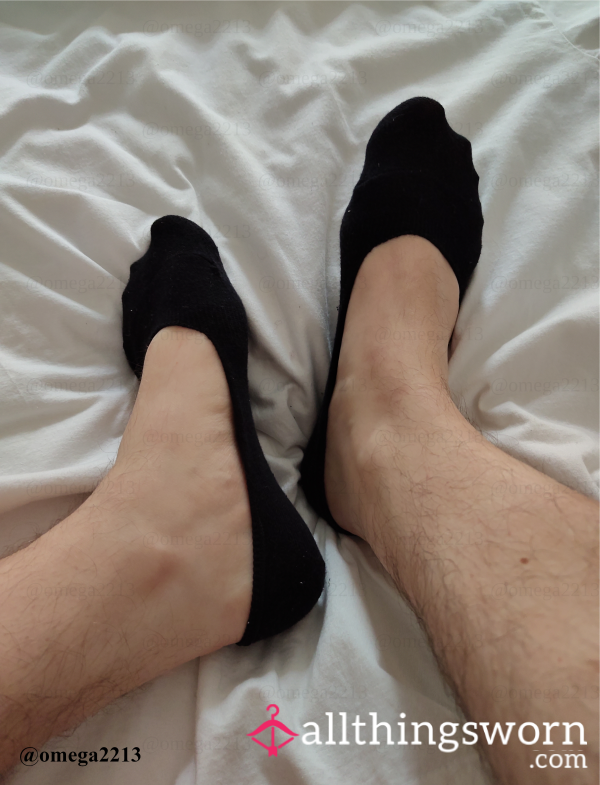 My Black Footie Socks – Worn On My Hairy, Smelly Feet