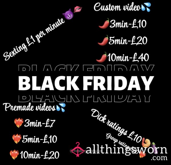 Black Friday Deals 🫦