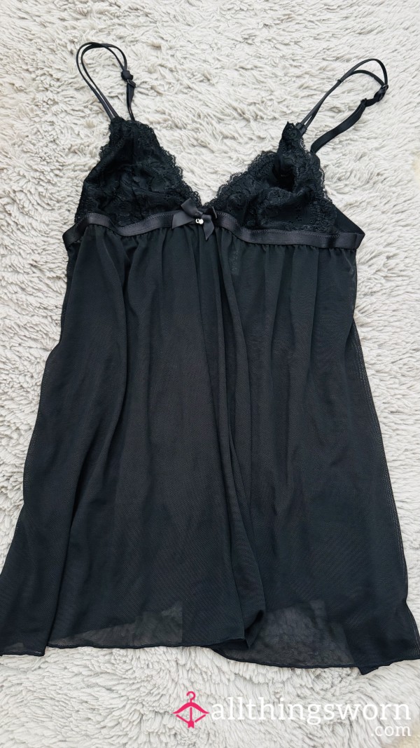 Black Frilly Babydol Lingerie