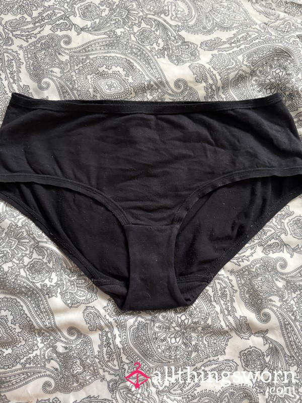 *CLEARANCE* Black Full Back Briefs Knickers Panties