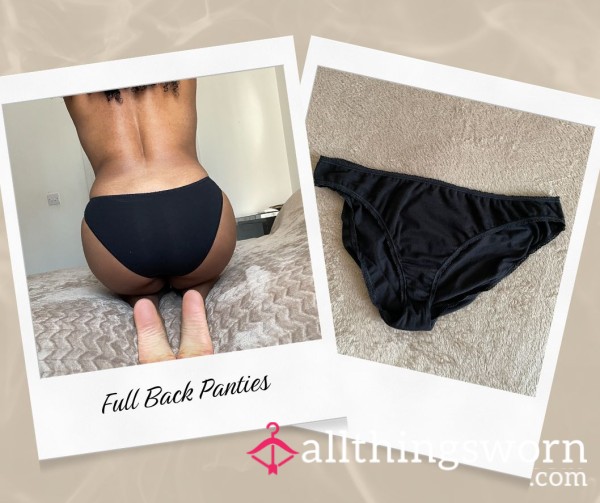 Black Full Back Panties