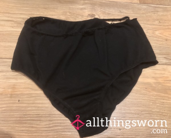 Black Full Back Panties