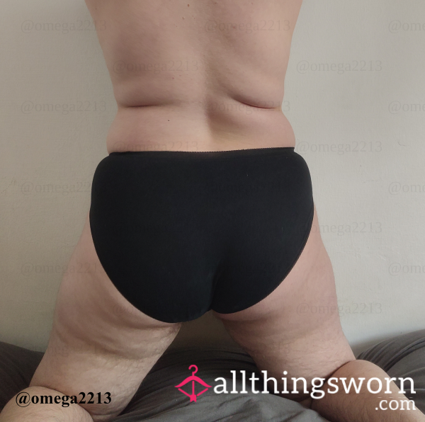 Black Full Back Panties