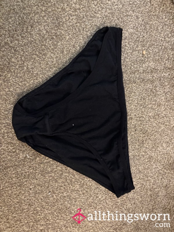 Black Full Back Panties
