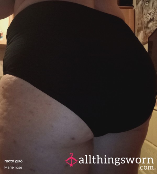 Black, Full Back, UK 14, 48 Hour Wear