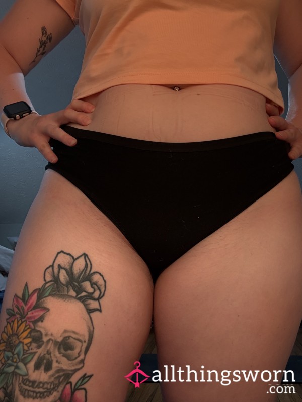 Black Full Coverage Panties
