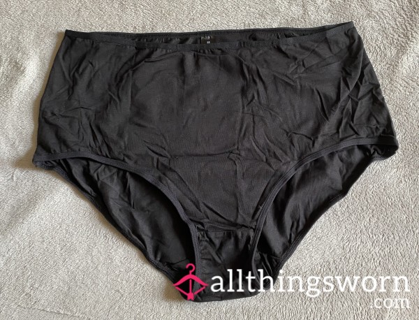 Black Full Granny Pants