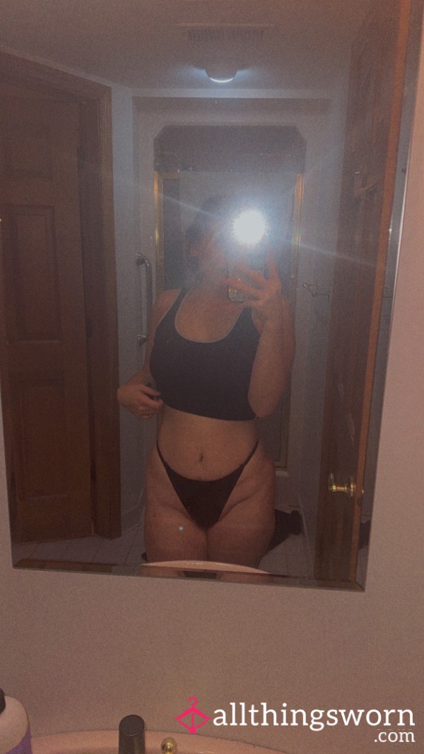 Black G-string