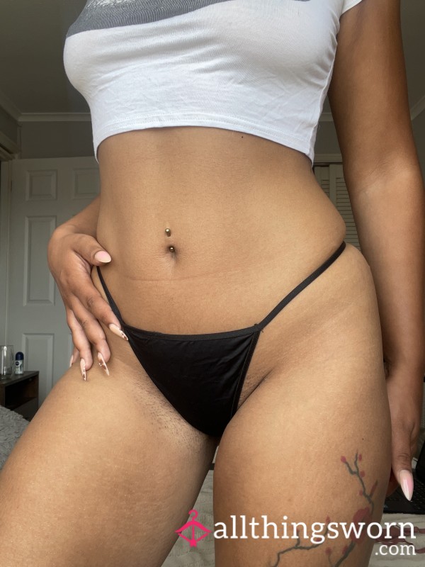 Black G-string 24hr Wear 💦