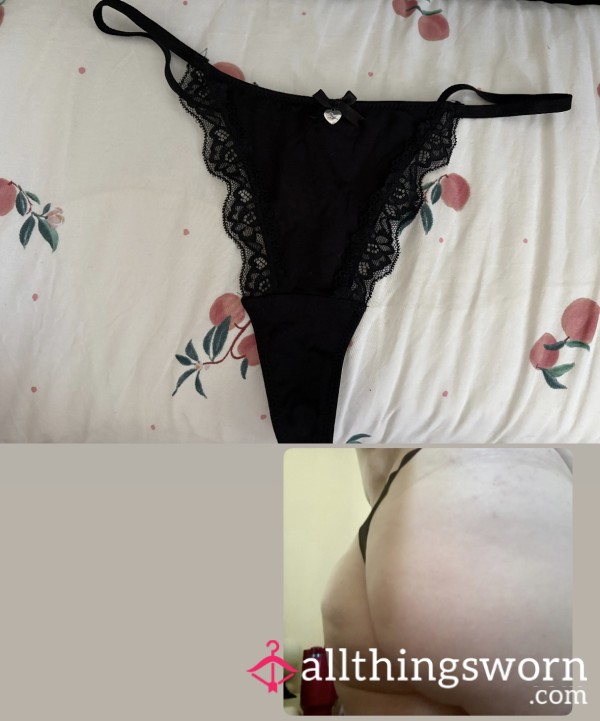 Black G-String Thong