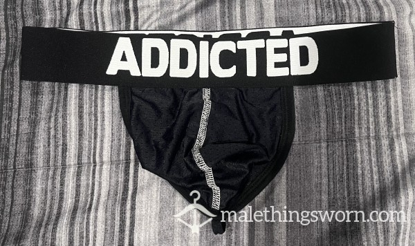 Black G-String Thong Size S