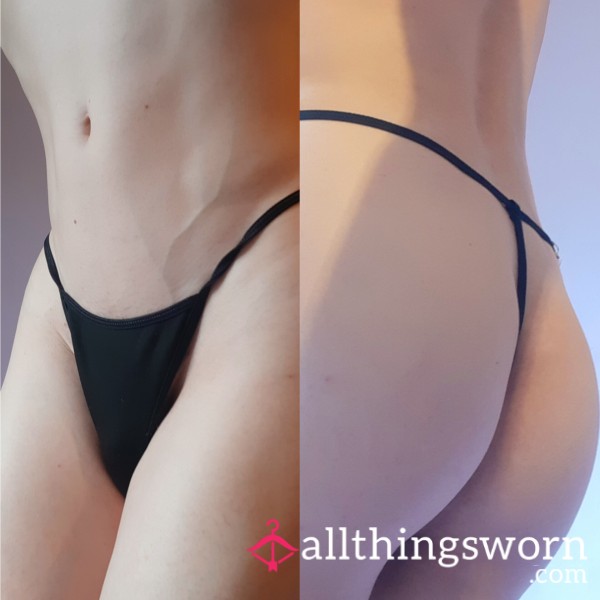 Black G String Worn By TGoddess 🏳️‍⚧️😈