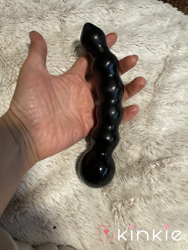 GLa** BEADED Di**o WELL USED