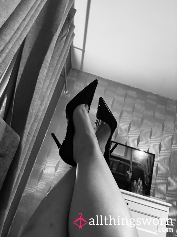 Black Glossy Heels 24 Hour Standard Wear